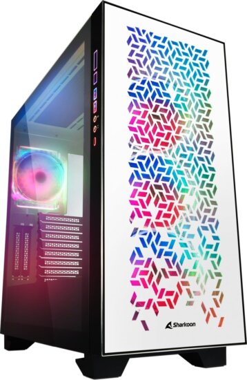 Sharkoon ELITE SHARK CA300H Fehér számítógépház
