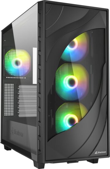 Sharkoon Rebel C80G RGB számítógépház