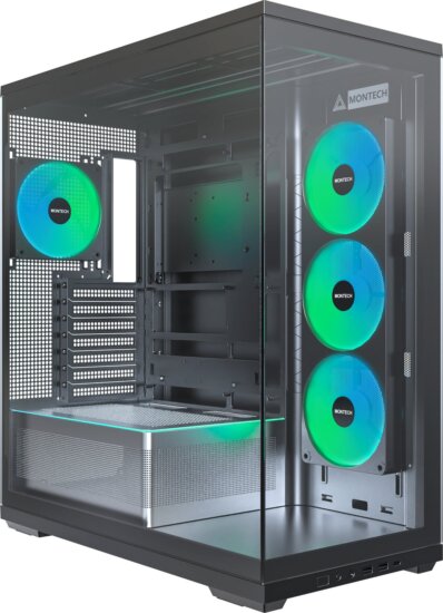 Montech TG3 Fekete számítógépház Montech TG3 Fekete számítógépház