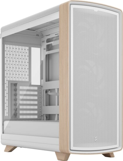Fractal Design Summit Chalk White TG Clear Tint számítógépház