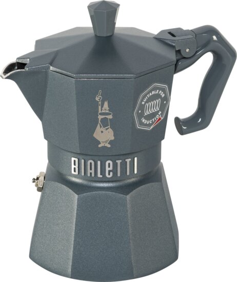 Bialetti Moka Exclusive 9075 kotyogós kávéfőző, 3 személyes, indukciós Bialetti Moka Exclusive 9075 kotyogós kávéfőző, 3 személyes, indukciós
