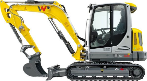 SIKU SUPER, Wacker Neuson ET65 játék lánctalpas kotrógép