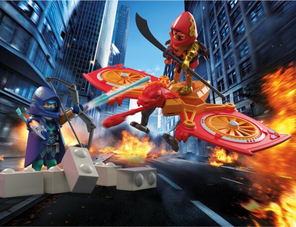 Playmobil Heroes, Hős drón a gonosz nindzsa ellen Playmobil Heroes, Hős drón a gonosz nindzsa ellen