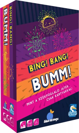 Bing! Bang! Bumm! családi társasjáték Bing! Bang! Bumm! családi társasjáték