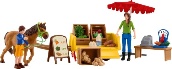 Schleich, Farm World, Mobil farm stand játékszett