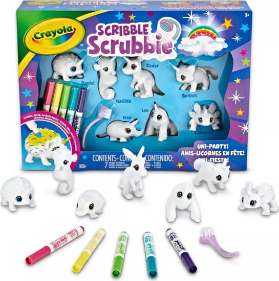 Crayola Scribble Scrubbie, Kimosható állatkák, Unikornis figurák