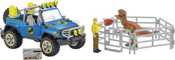 Schleich, Dinosaurs, Terepjáró Giganotosaurus dinóval és ketreccel játékszett Schleich, Dinosaurs, Terepjáró Giganotosaurus dinóval és ketreccel játékszett