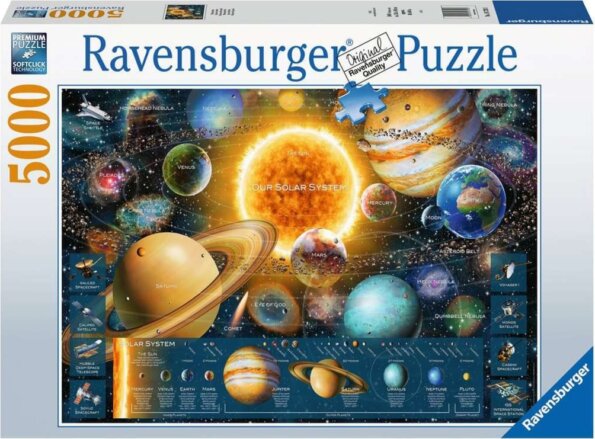 Ravensburger, Bolygórendszer puzzle, 5000 darabos