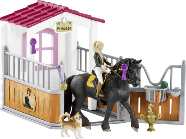 Schleich, Horse Club, Horse Box Tori & Princess lóbox játékszett