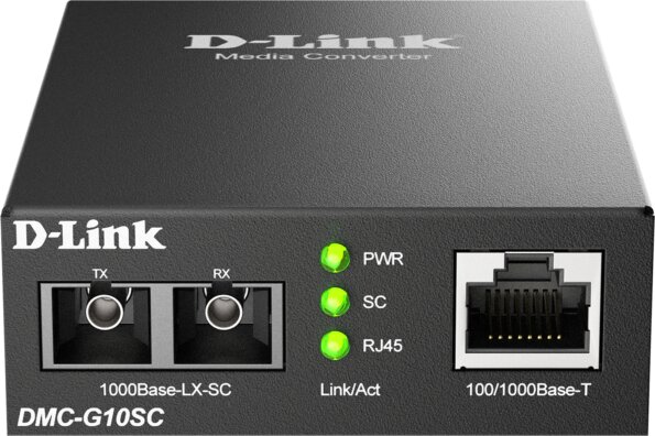 D-Link DMC-G10SC/E Gigabit Ethernet médiakonverter D-Link DMC-G10SC/E Gigabit Ethernet médiakonverter