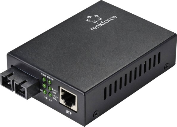 Renkforce RF-4581874 Gigabit Ethernet SC duplex médiakonverter