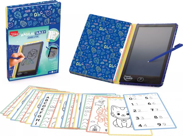 Maped Creativ, Tanulj és mókázz! Mágikus táblagép foglalkoztatókártyákkal