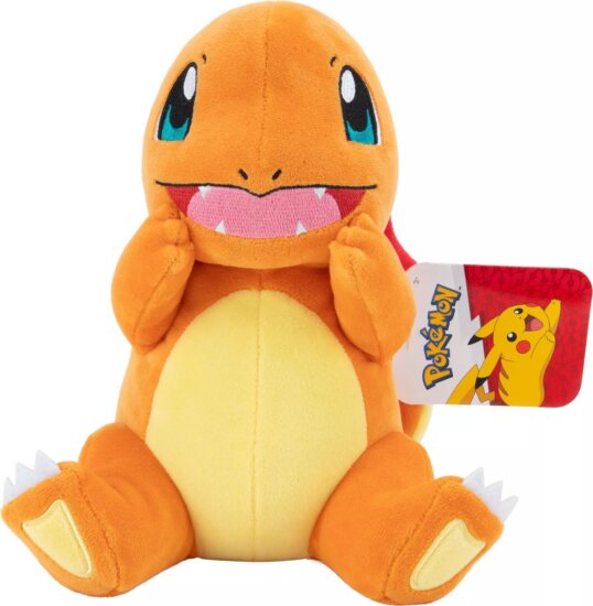 Pokémon, Charmander plüssfigura, 20 cm Pokémon, Charmander plüssfigura, 20 cm