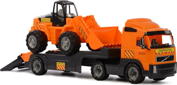 Polesie Volvo kamion markolóval 89,5 cm