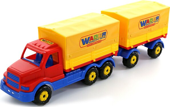 Polesie Ponyvás pótkocsis teherautó 76 cm Polesie Ponyvás pótkocsis teherautó 76 cm