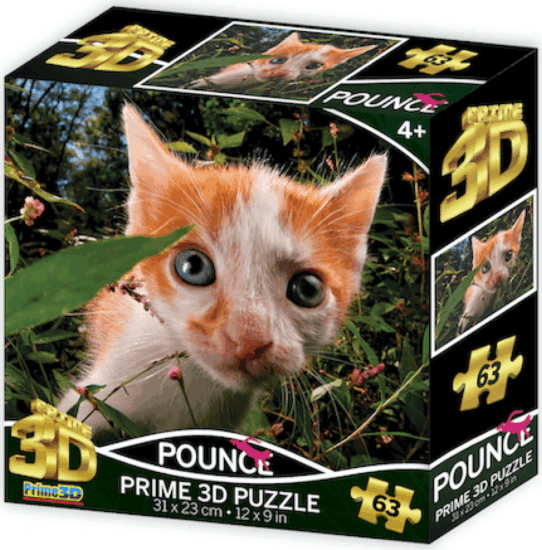 Cica 3D puzzle, 63 darabos Cica 3D puzzle, 63 darabos