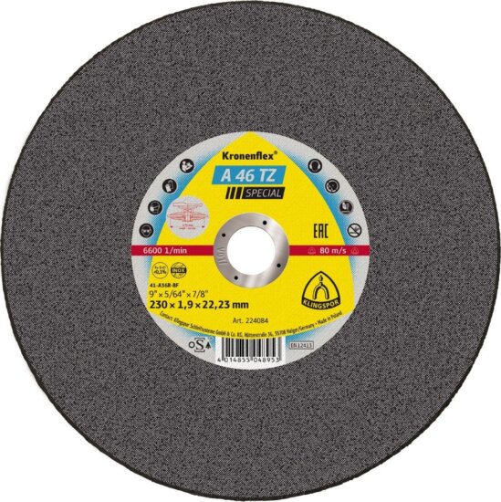 Klingspor A 46 TZ Special vágókorong, 180mm