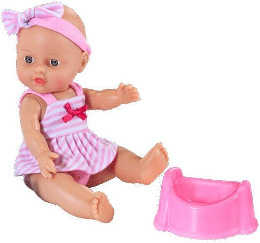 Loko pisilő baba bilivel és cumisüveggel Loko pisilő baba bilivel és cumisüveggel