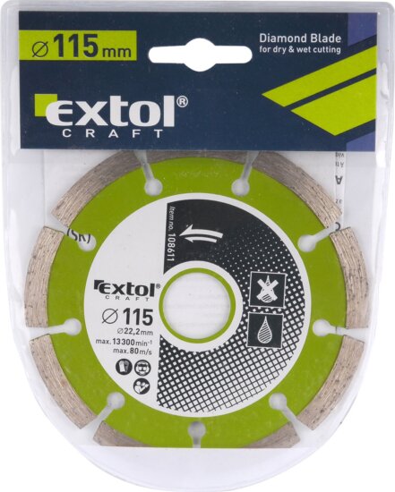 Extol Craft gyémánt vágókorong, 180mm