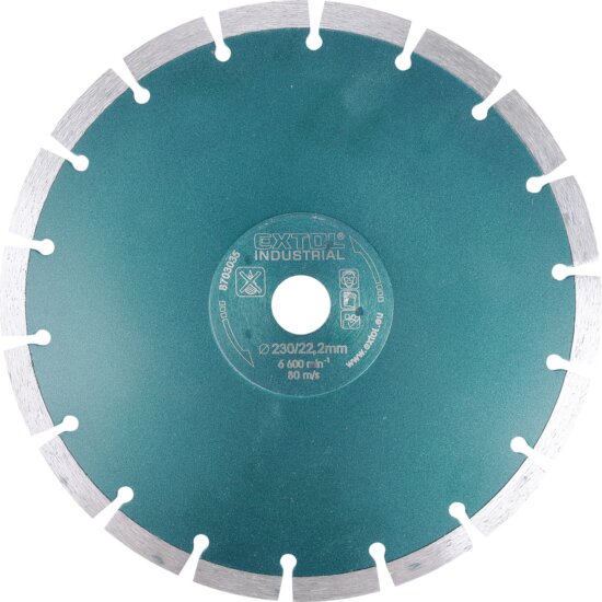 Extol Industrial gyémánt vágókorong, 230mm