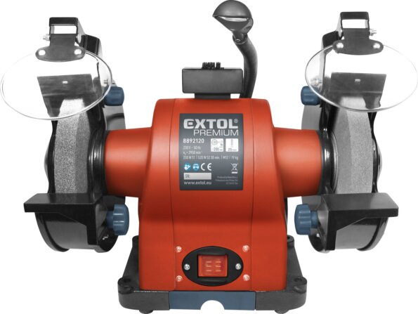 Extol Premium kettős Köszörűgép, 520W, 200mm