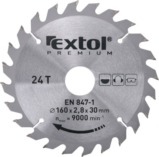 Extol Premium T24 körfűrészlap, 160mm Extol Premium T24 körfűrészlap, 160mm