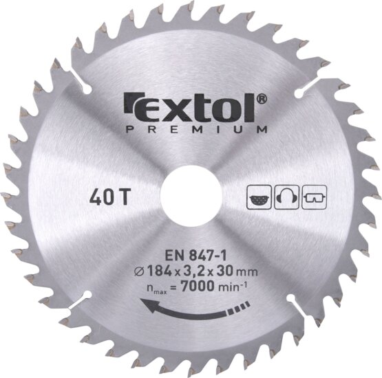 Extol Premium T40 körfűrészlap, 184mm Extol Premium T40 körfűrészlap, 184mm