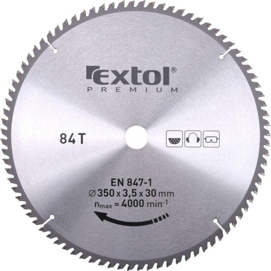 Extol Premium T84 körfűrészlap, 350mm Extol Premium T84 körfűrészlap, 350mm