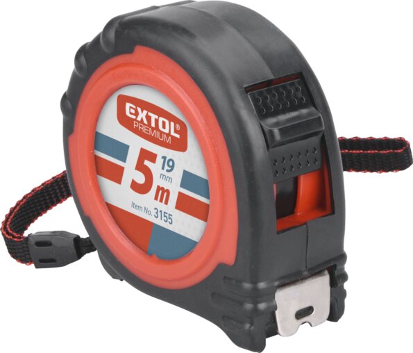Extol Premium 2 stoppos mérőszalag, 5 méter / 19mm Extol Premium 2 stoppos mérőszalag, 5 méter / 19mm