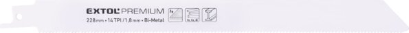 Extol Premium Orrfűrészlap, 225mm, 3db Extol Premium Orrfűrészlap, 225mm, 3db