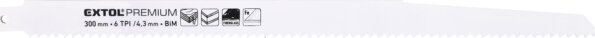 Extol Premium Orrfűrészlap, 300mm, 3db Extol Premium Orrfűrészlap, 300mm, 3db