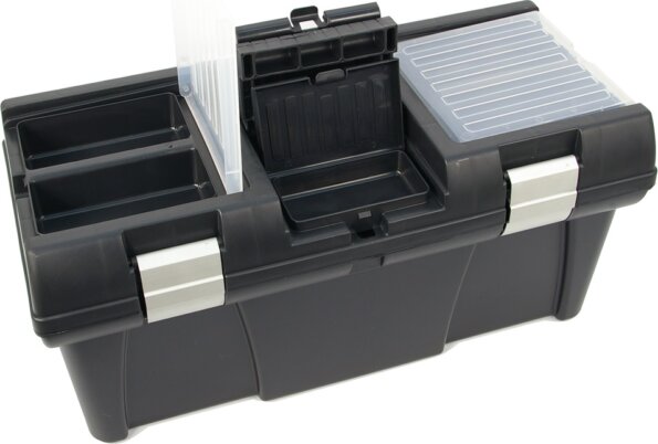 Szerszámosláda, műanyag, 20", 52.5 x 25.5 x 24.5 cm
