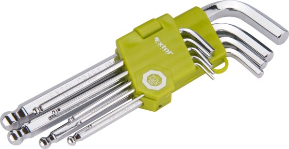 Extol Craft imbuszkulcs készlet, 1,5-10mm, 9 részes Extol Craft imbuszkulcs készlet, 1,5-10mm, 9 részes