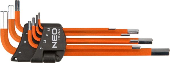 Neo Tools 09-517 imbuszkulcs készlet, 1,5-6mm, 7 részes Neo Tools 09-517 imbuszkulcs készlet, 1,5-6mm, 7 részes