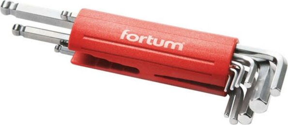 Fortum S2 imbuszkulcs készlet, 1,5-10mm, 9 részes Fortum S2 imbuszkulcs készlet, 1,5-10mm, 9 részes