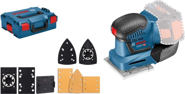 Bosch GSS 18V-10 Professional Akkus rezgőcsiszoló, Akku és töltő nélkül