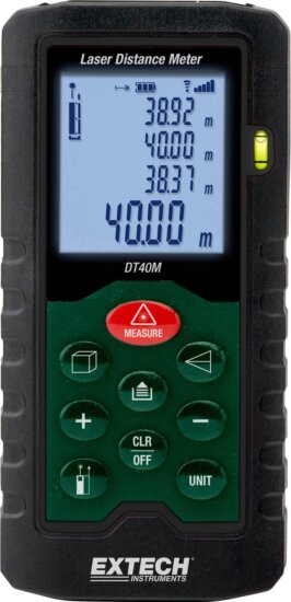 Extech DT40M lézeres távolságmérő Extech DT40M lézeres távolságmérő