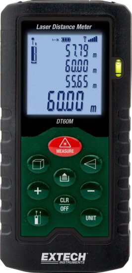 Extech DT60M lézeres távolságmérő Extech DT60M lézeres távolságmérő