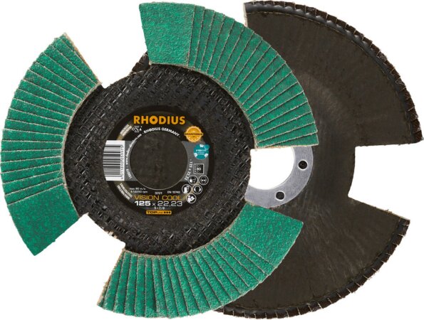 Rhodius Vision Cool lamellás csiszoló korong, 125mm, K80 Rhodius Vision Cool lamellás csiszoló korong, 125mm, K80