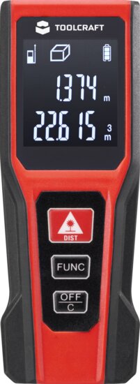 Toolcraft S3 lézeres távolságmérő Toolcraft S3 lézeres távolságmérő