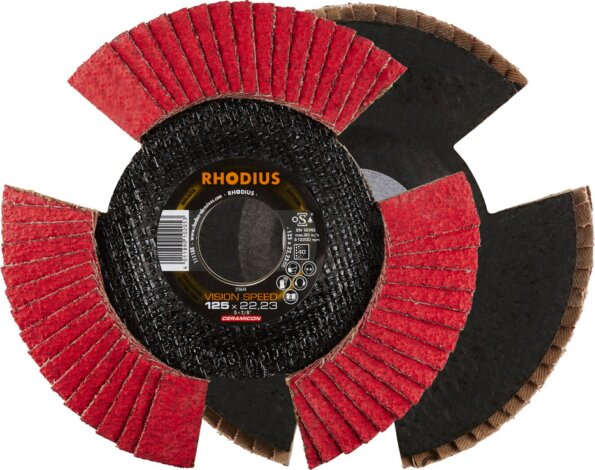 Rhodius Vision Speed lamellás csiszoló korong, 125mm, P40 Rhodius Vision Speed lamellás csiszoló korong, 125mm, P40