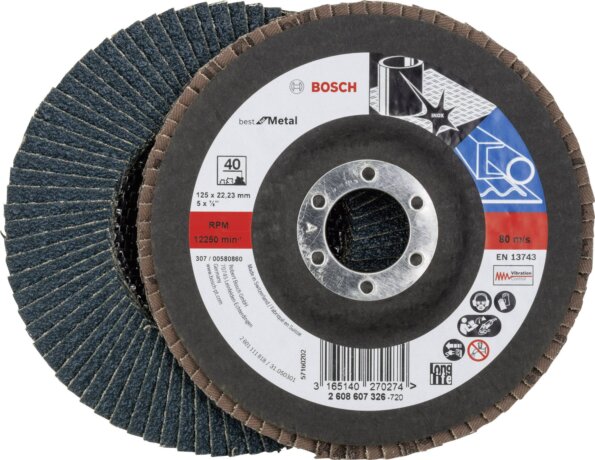 Bosch X571 Best for Metal lamellás csiszoló korong, 125mm, P40
