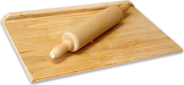 Fa Gyúrótábla, nyújtófával