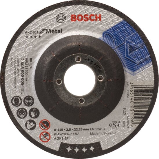 Bosch Expert for Metal A 30 S BF hajlított fém vágókorong, 115mm
