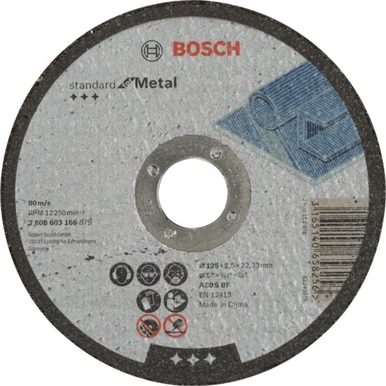 Bosch Standard for Metal A 30 S BF fém vágókorong, 125mm
