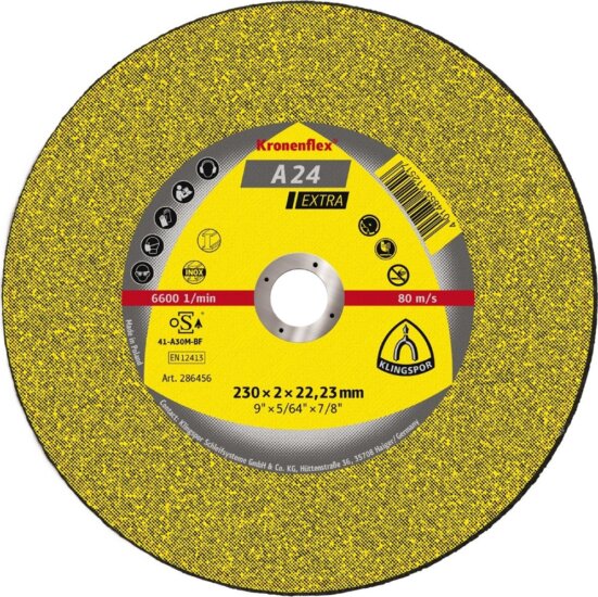 Klingspor A 24 Extra vágókorong, 230mm