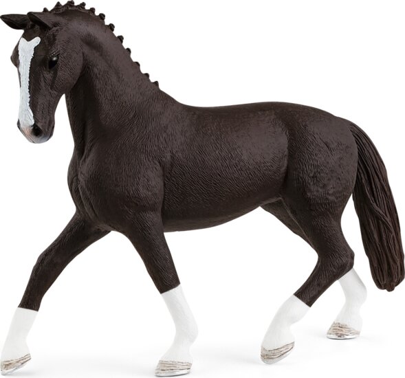 Schleich, Hannoveri kanca, fekete figura Schleich, Hannoveri kanca, fekete figura