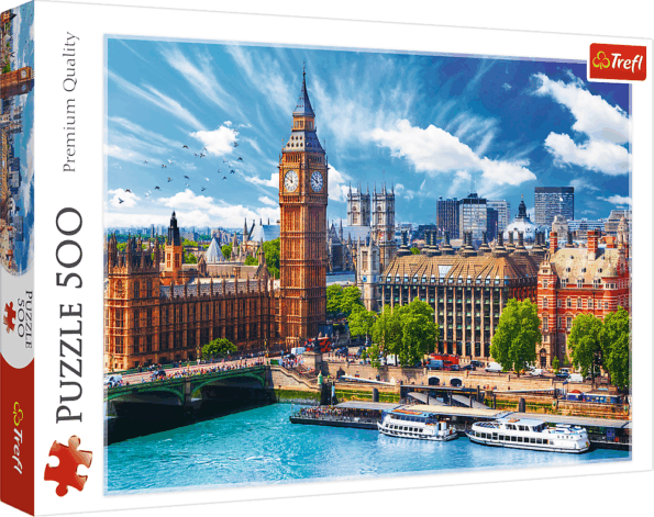 Napos idő Londonban puzzle, 500 darabos