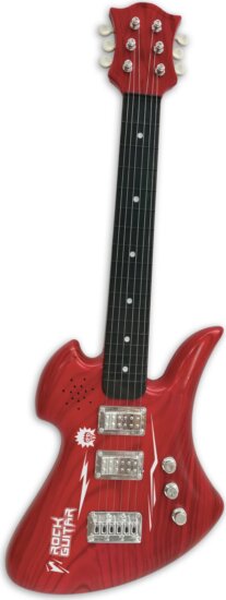 Bontempi, elektromos rock gitár, bordó Bontempi, elektromos rock gitár, bordó