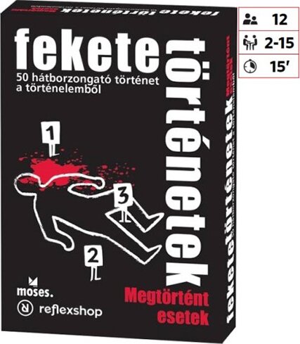 Fekete történetek: Megtörtént esetek kártyajáték Fekete történetek: Megtörtént esetek kártyajáték